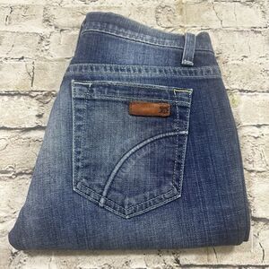 Joe’s Jeans Women’s 26 Blue Socialite Cropped Raw Hem Denim Pants‎ Cowboy